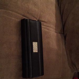 New black evening bag